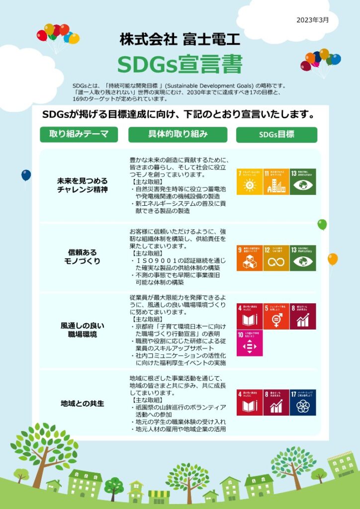 ＳＤＧs宣言